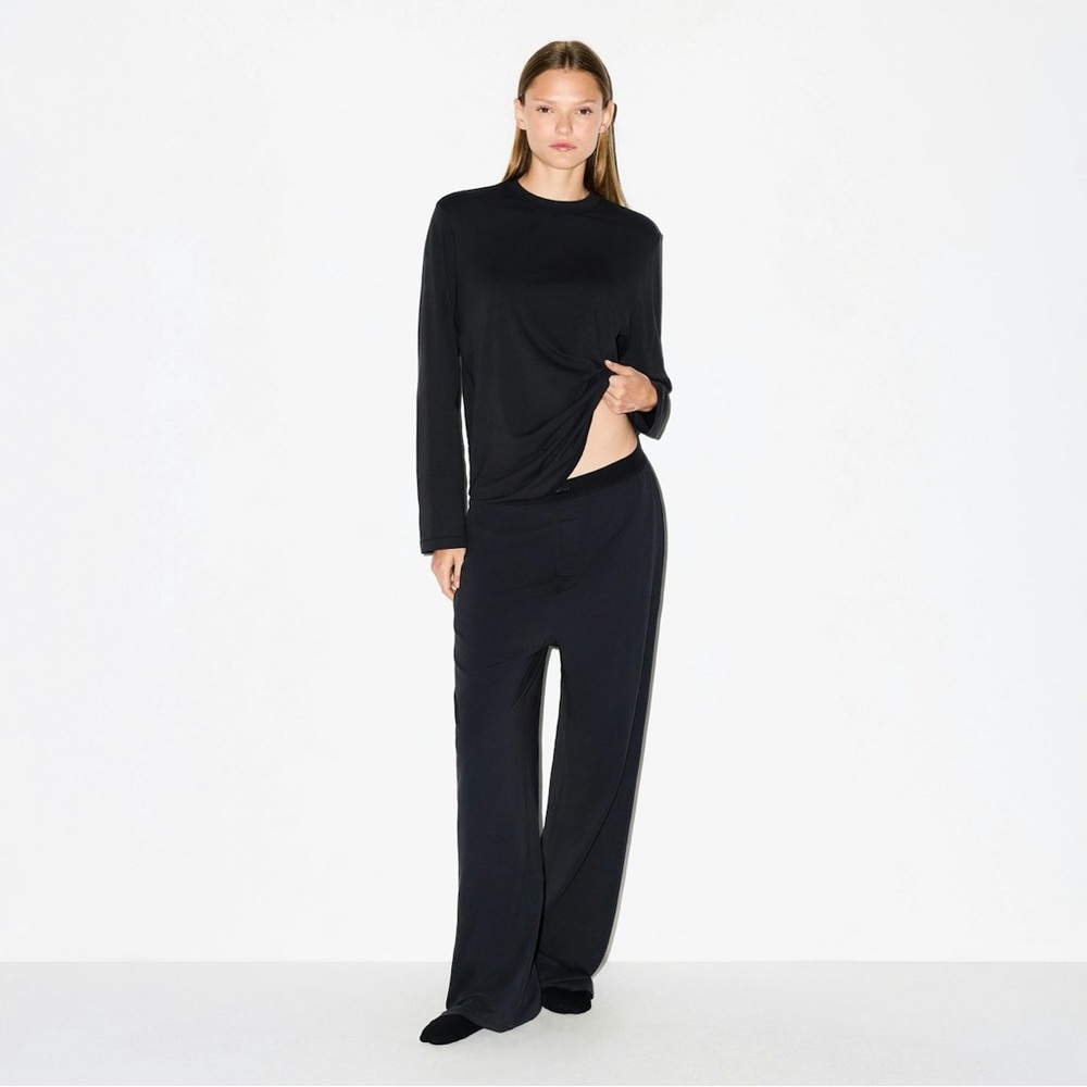 🖤SKIMS BOYFRIEND LOOSE PANTS IN ONYX M
